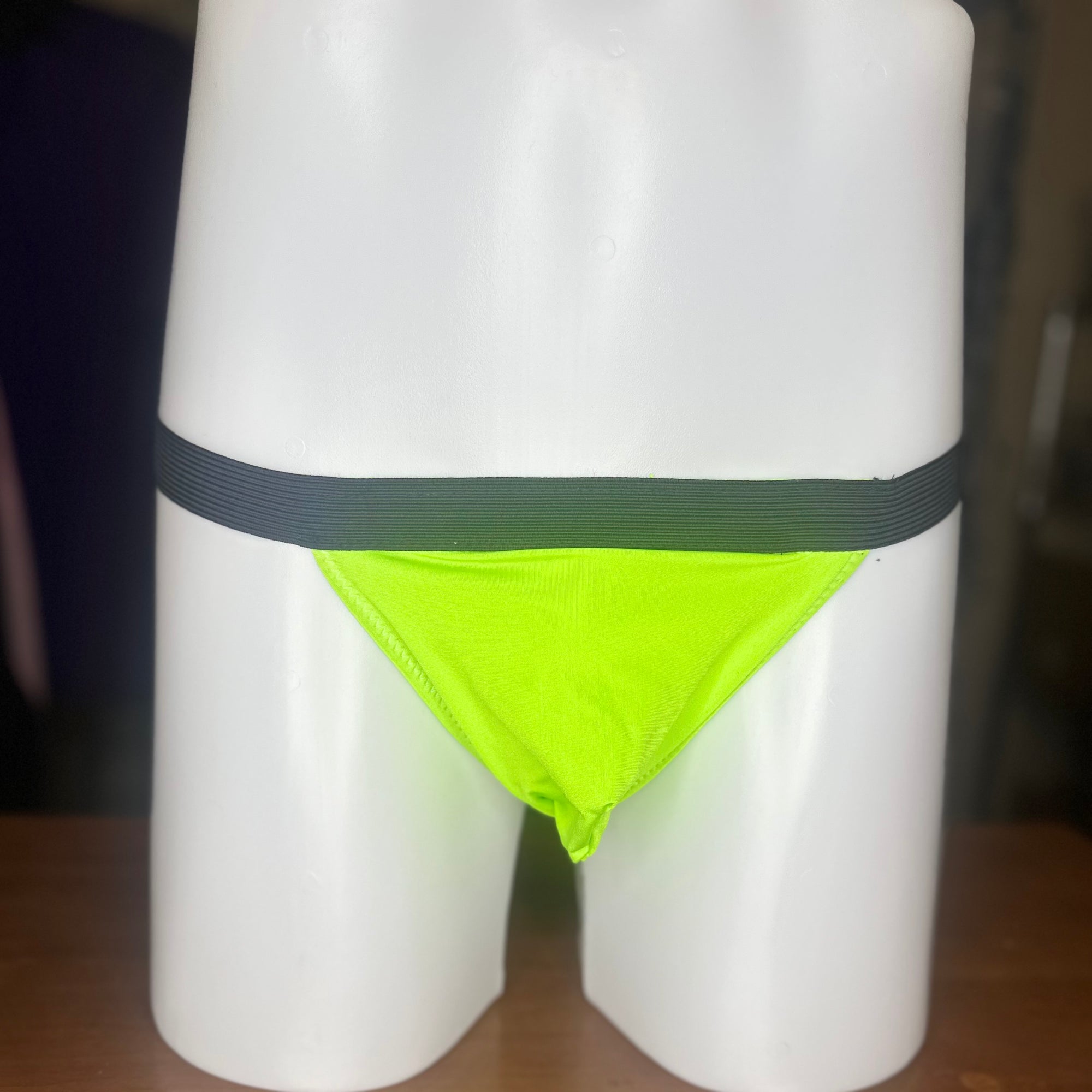 Neon green jockstrap