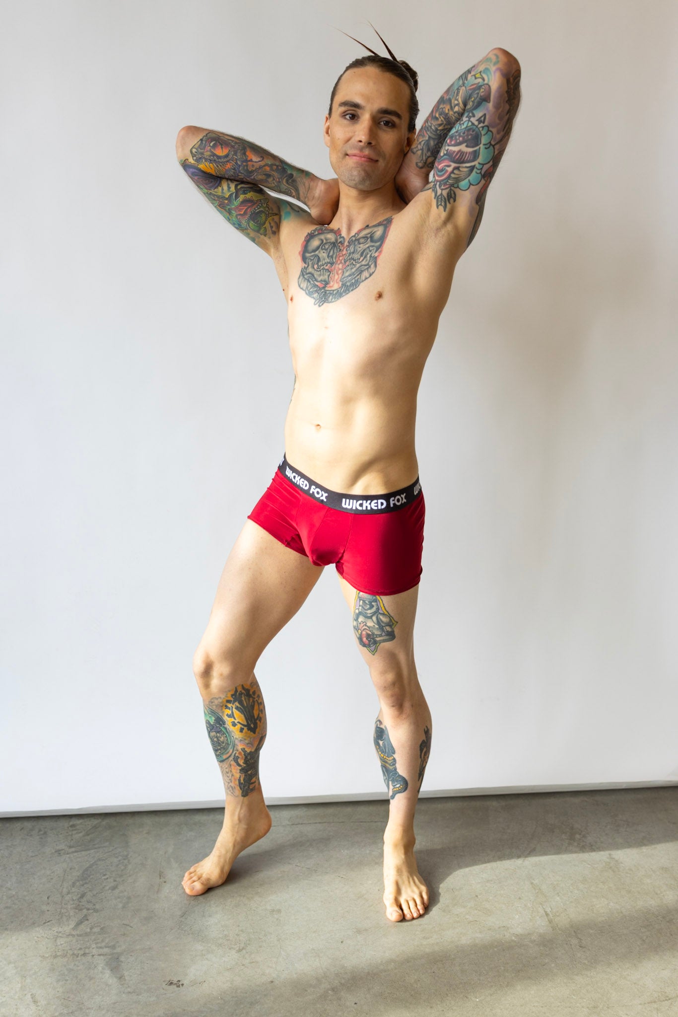 Burgundy Show Off Briefs