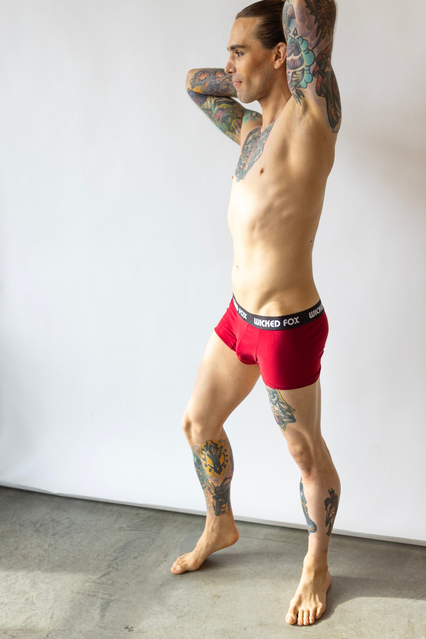 Burgundy Show Off Briefs