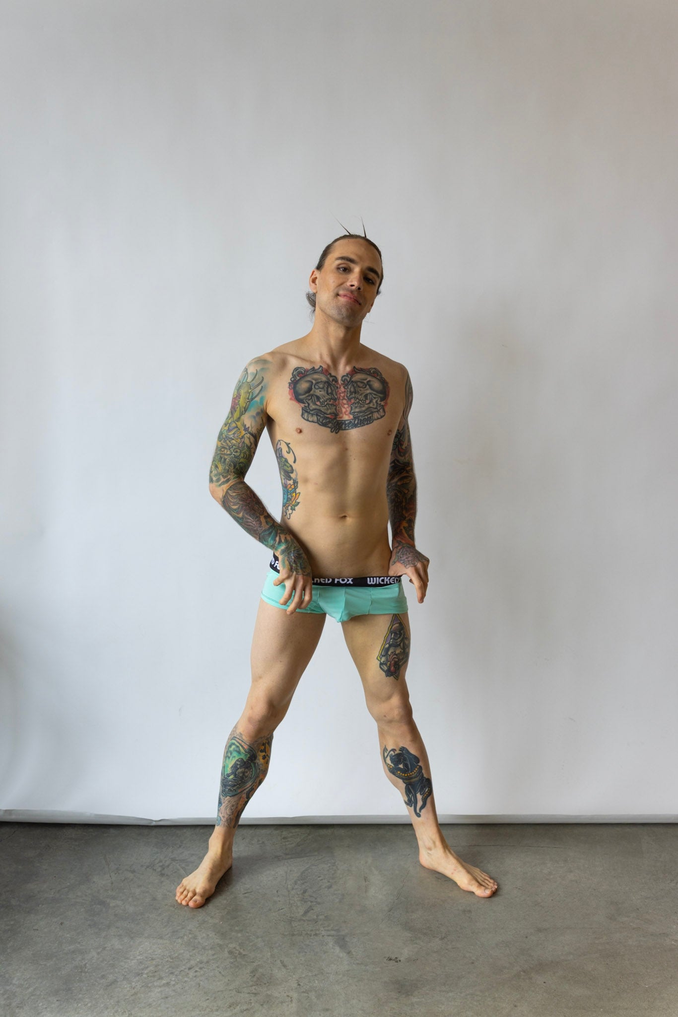 Seafoam Green Show Off Briefs