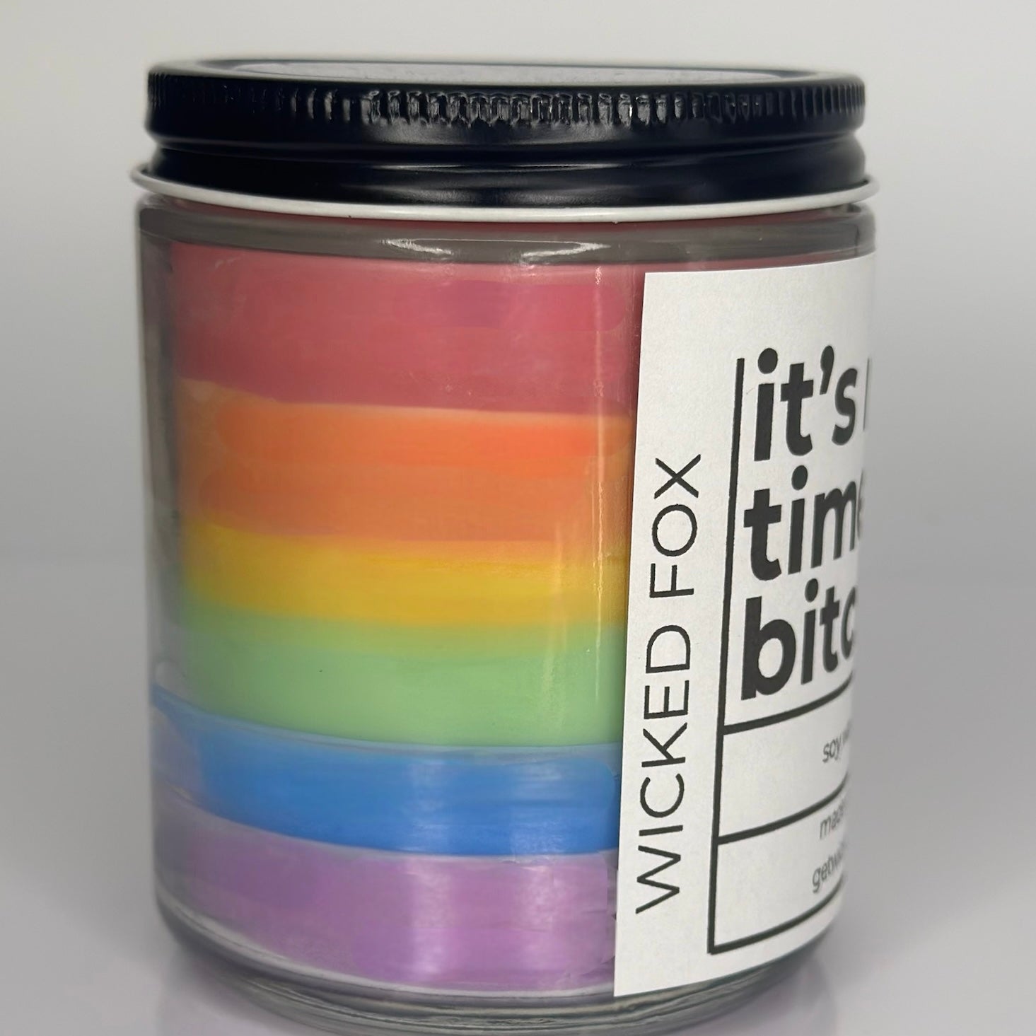 Pride Flag Candle