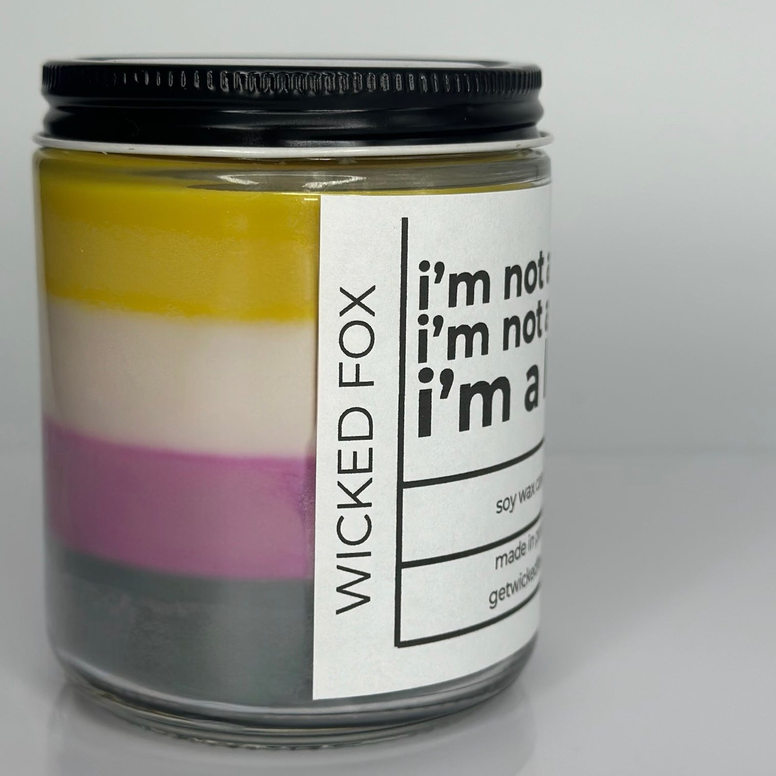 Nonbinary Flag Candle