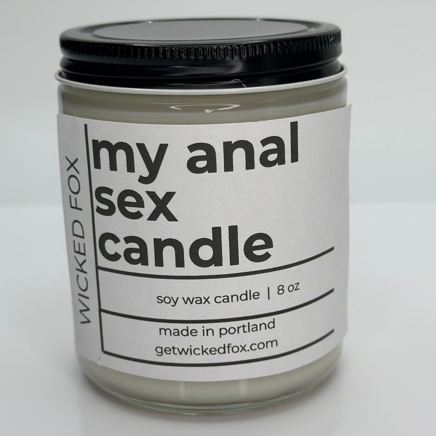 My anal sex candle