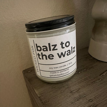 gay candles balz to the walz tim walz gay lgbtq queer portland oregon get wicked fox raygun 