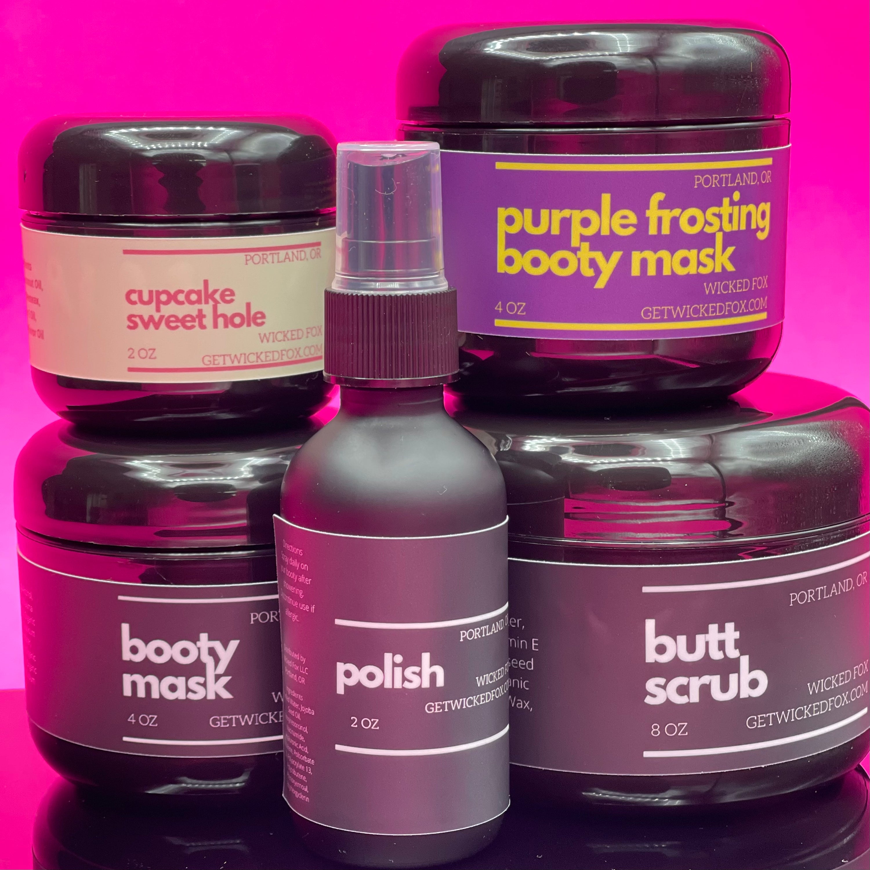 Purple Frosting Booty Mask - Get Wicked Fox