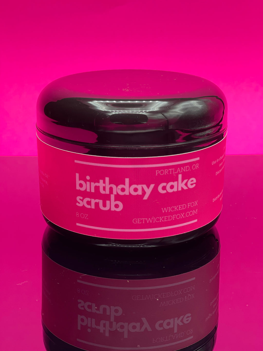 Introducing the Wicked Fox Birthday Cake Scrub, proudly made in Portland. This indulgent body scrub is the perfect choice for gay men seeking to reduce butt acne or stretch marks. Treat your skin with this luxurious formula and feel confident in your own skin. Also, check out our range of stylish jockstraps to complete your empowered and fashionable look. Embrace self-care and elevate your skincare routine with Wicked Fox."