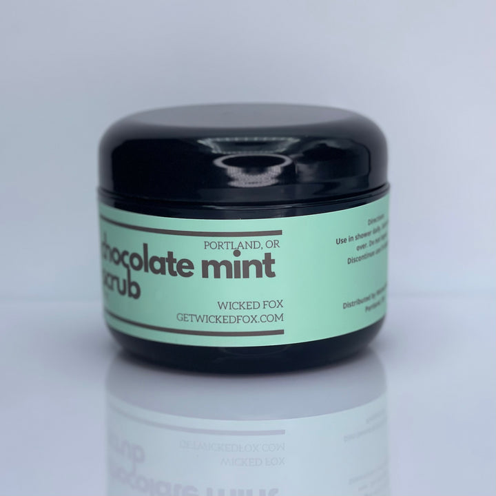 Chocolate Mint Body Scrub - Get Wicked Fox