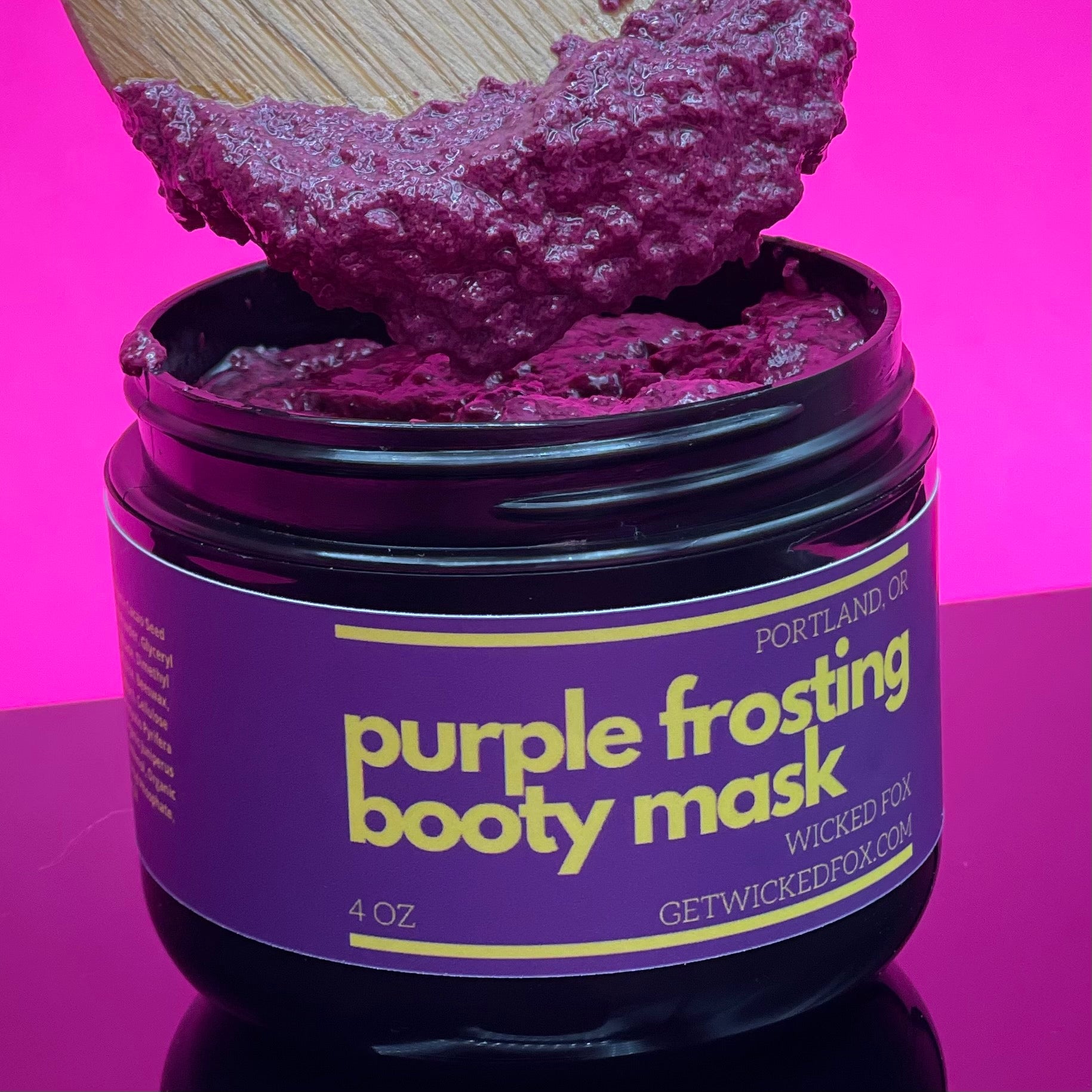 Purple Frosting Booty Mask - Get Wicked Fox